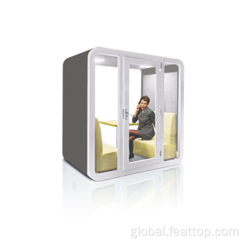 office pods Office Open Space Metal soundproof pod Power Lighting Supplier